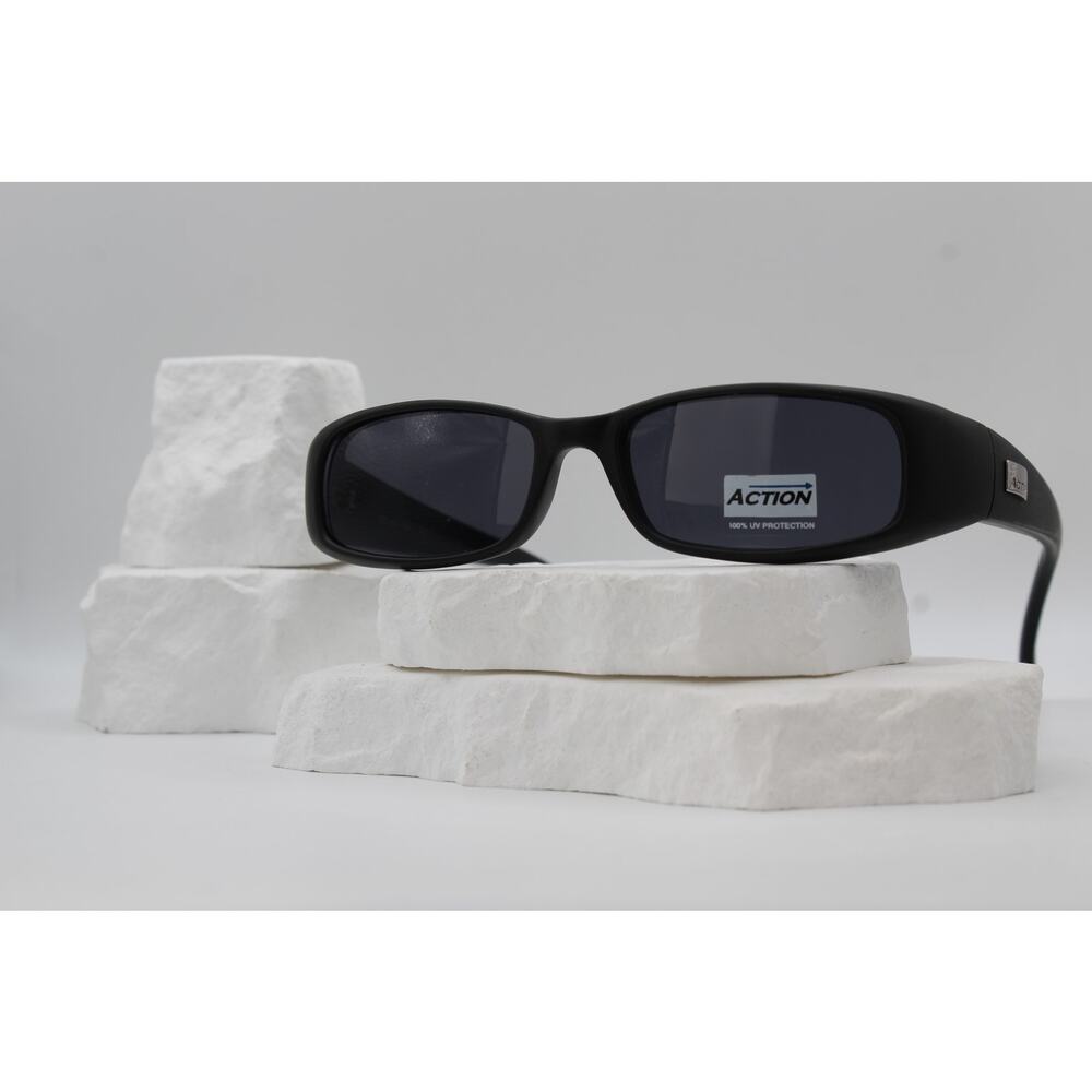Action 283 Sunglasses - Black, 52-17, Made in Italy - New Without Tags